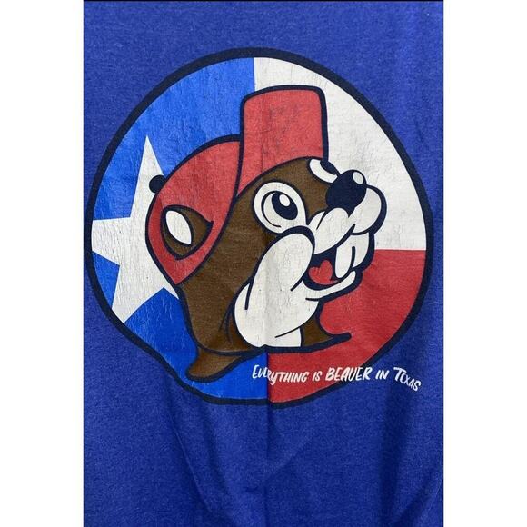 Buc-ee's T-Shirt Small Everythings Better in Texas Bucees Beaver Shirt A118 - Picture 3 of 5